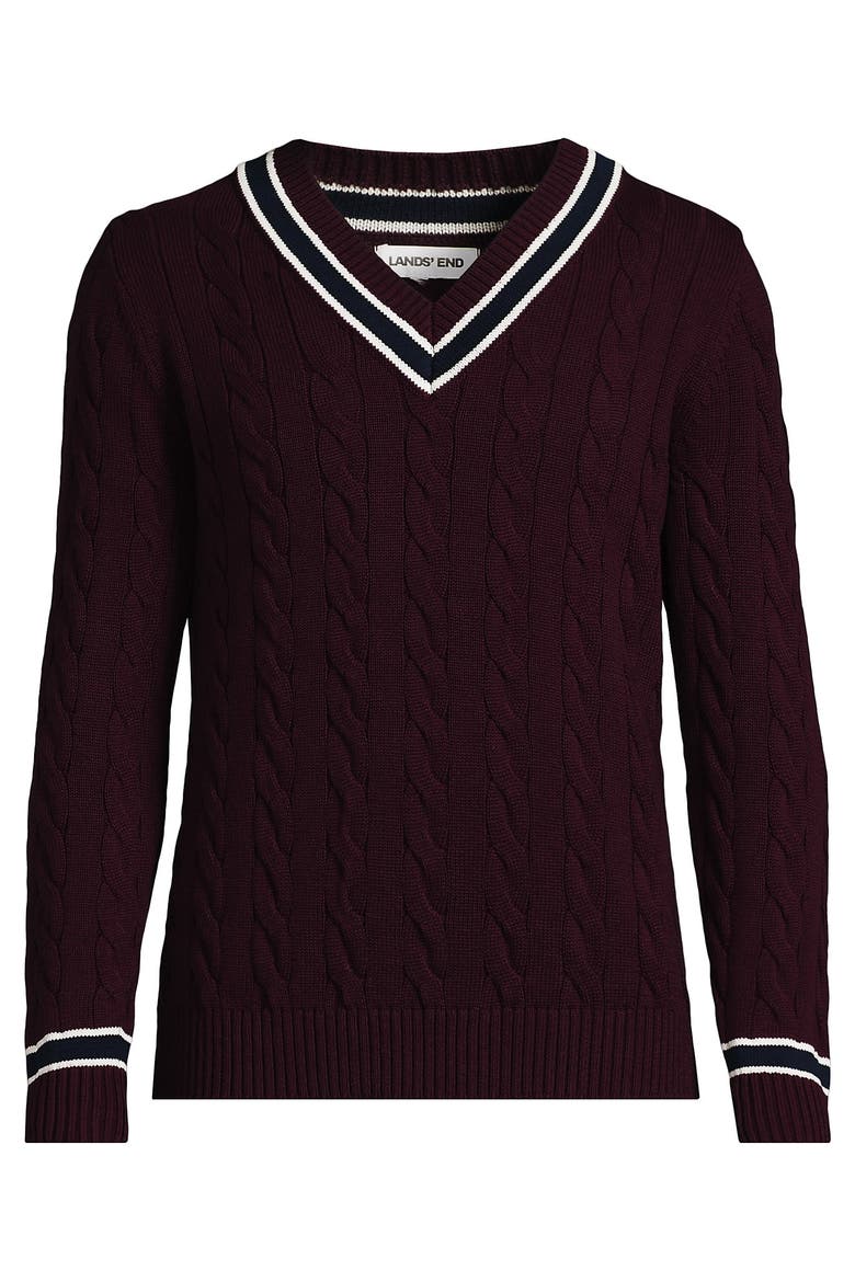 Long Sleeve Drifter Cricket Sweater, Alternate, color, Lush Burgundy