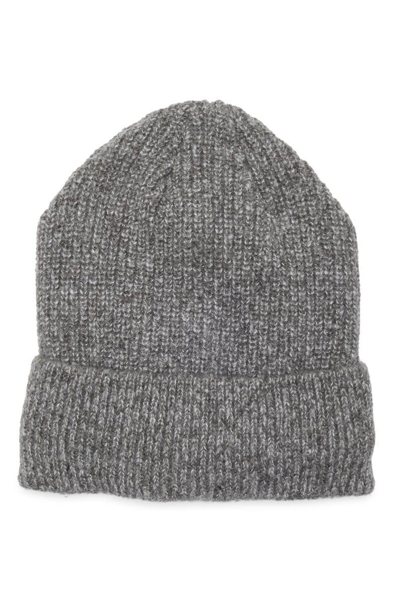 Rainforest Icelandic Marled Beanie, Main, color, Iron Gate