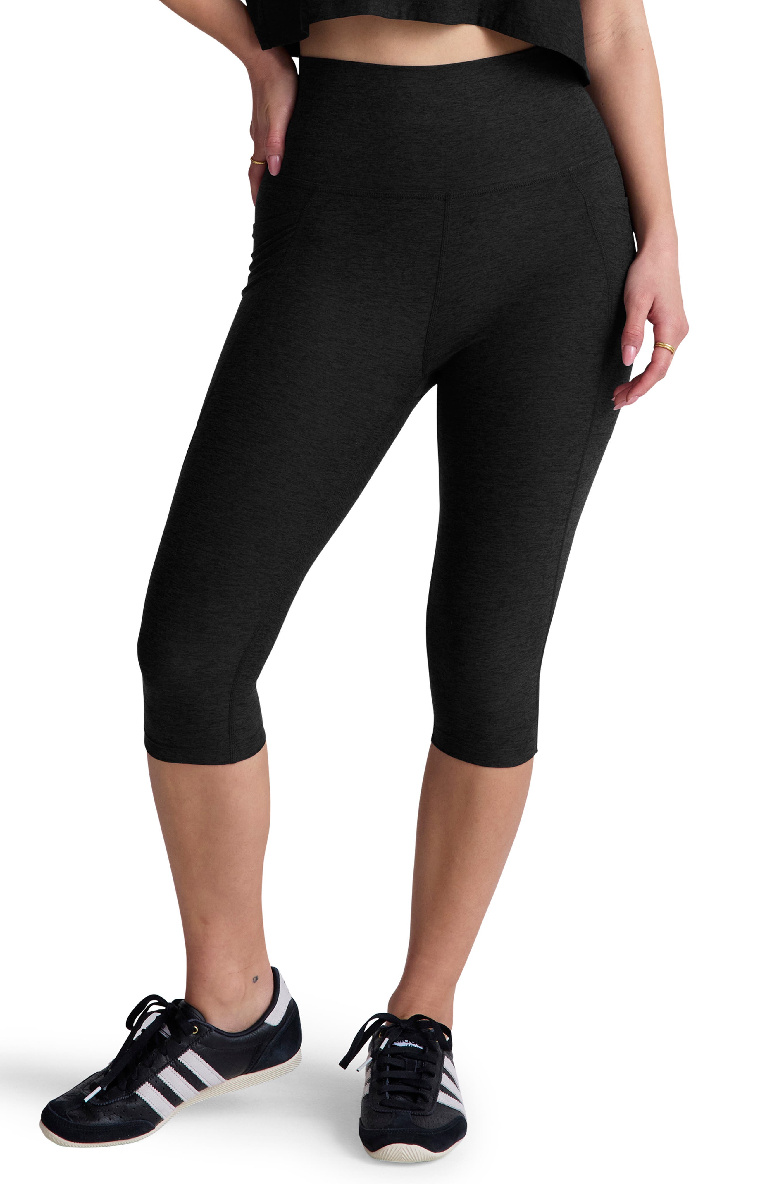 Spacedye High Waist Pocket Pedal Pusher Leggings