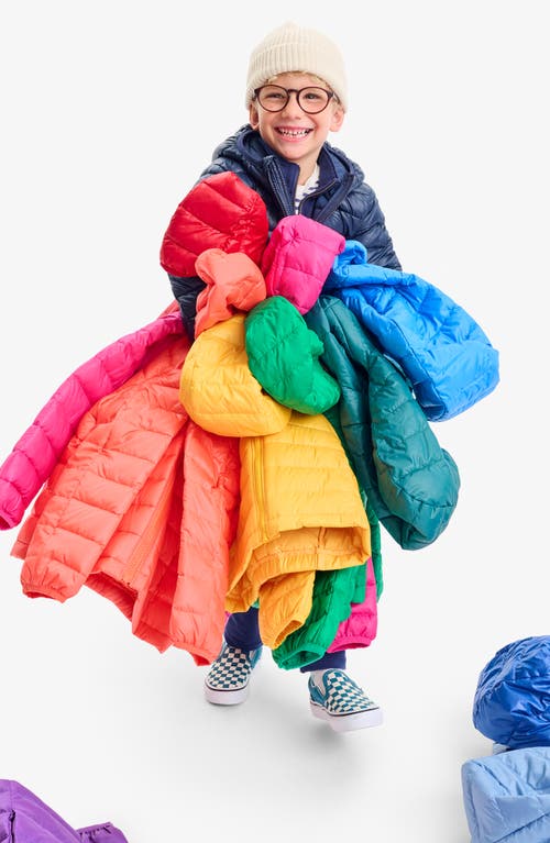 Primary Kids Lightweight Puffer Jacket In Blue