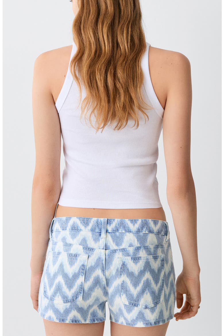 Micro Fit Low Waist Jeans, Alternate, color, SKY BLUE