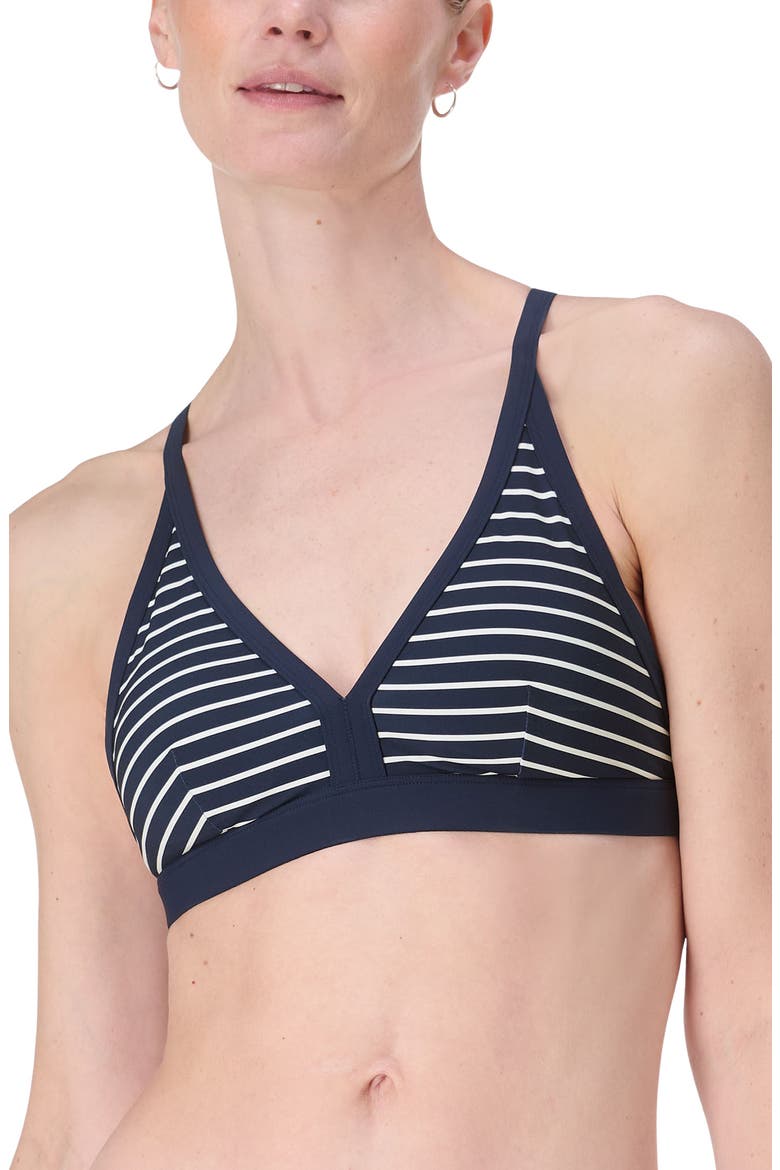 Core Racerback Bikini Top, Main, color, BLUE COASTAL STRIPE