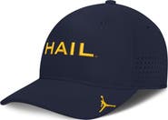 Jordan Brand Men's Jordan Brand Navy Michigan Wolverines Gameday Aerobill Swooshflex Dri-FIT Hat