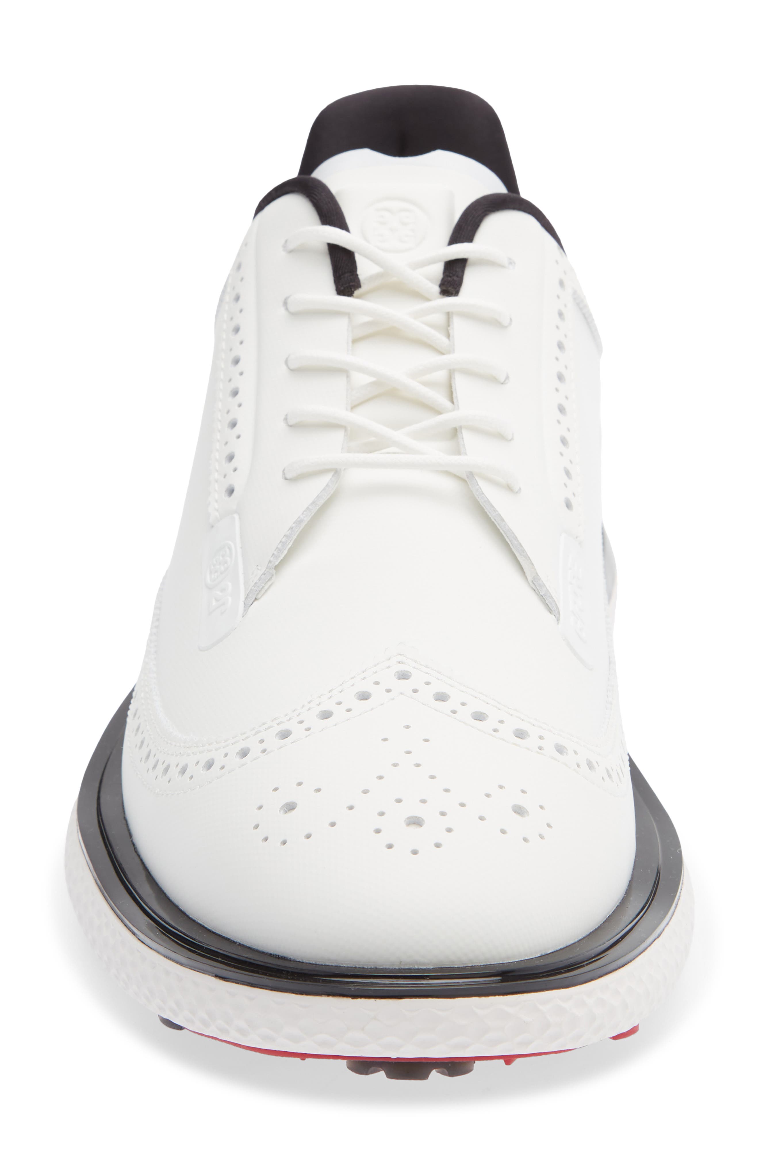 Gallivan2r Longwing Waterproof Golf Shoe, Alternate, color, SNOW/ ONYX