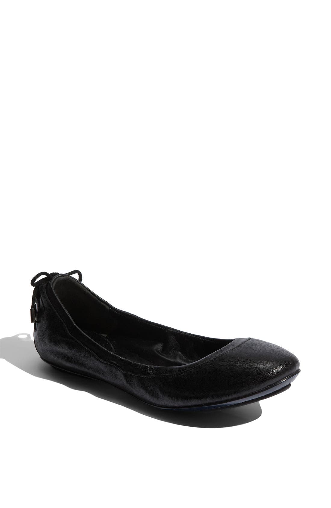 Maria Sharapova by Cole Haan 'Air Bacara' Flat, Main, color, BLACK NAPPA