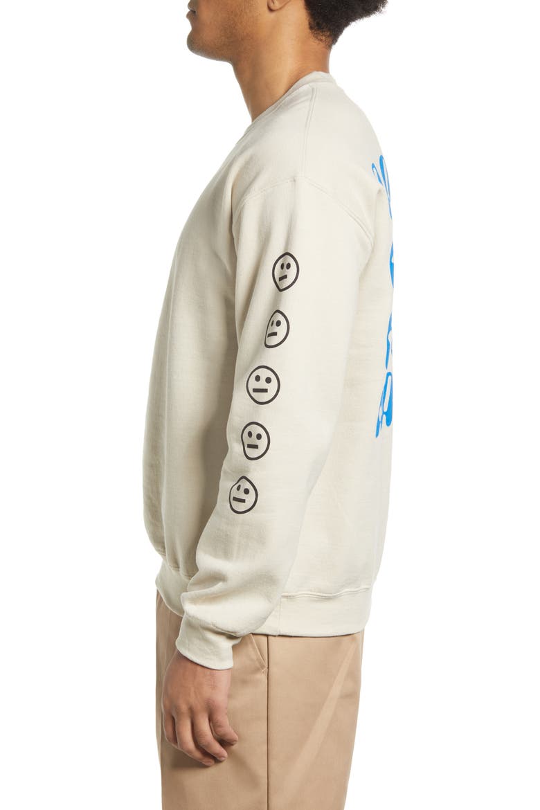 Unisex Graphic Cotton Sweatshirt, Alternate, color, SAND