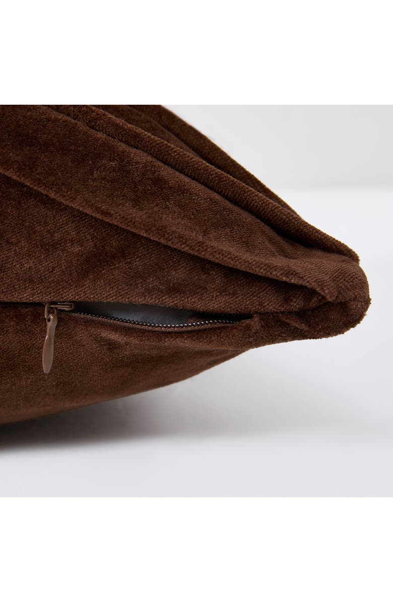 Chuks Collins x Lush Decor Shitake Pillow Cover, Alternate, color, Brown