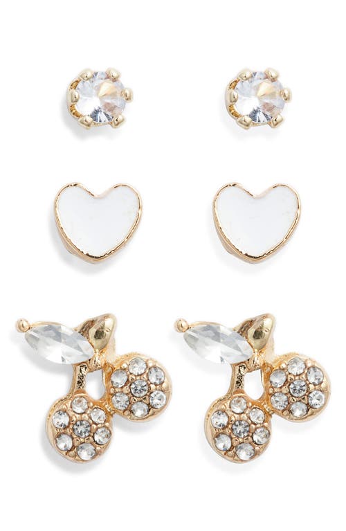 Bp. Set Of 3 Stud Earrings
