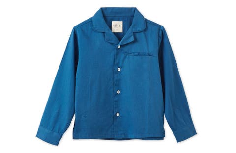 LS Organic Cotton Woven Collared Shirt