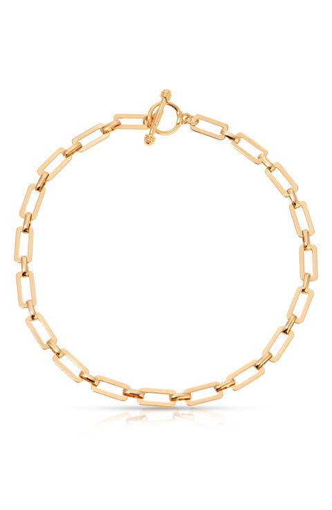 Rectangular Chain Necklace