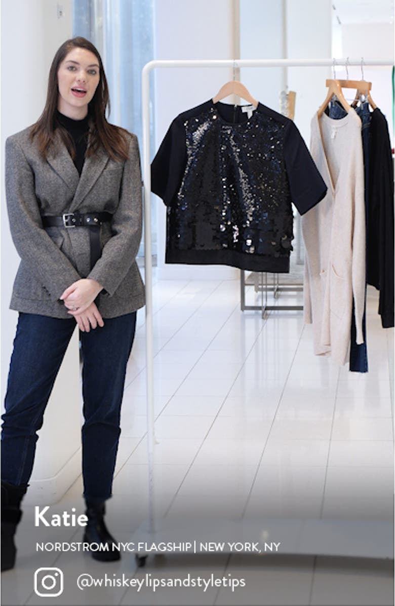 Sequin Recycled Polyester T-Shirt, sales video thumbnail