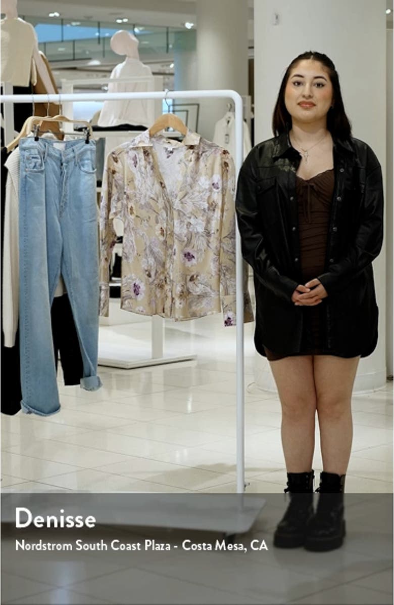 Wildflower Bias Cut Silk Shirt, sales video thumbnail