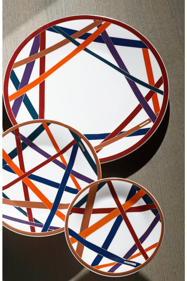 Charger Plate NASTRI  Multicolor diam. 12.5", Alternate, color, Multicolor