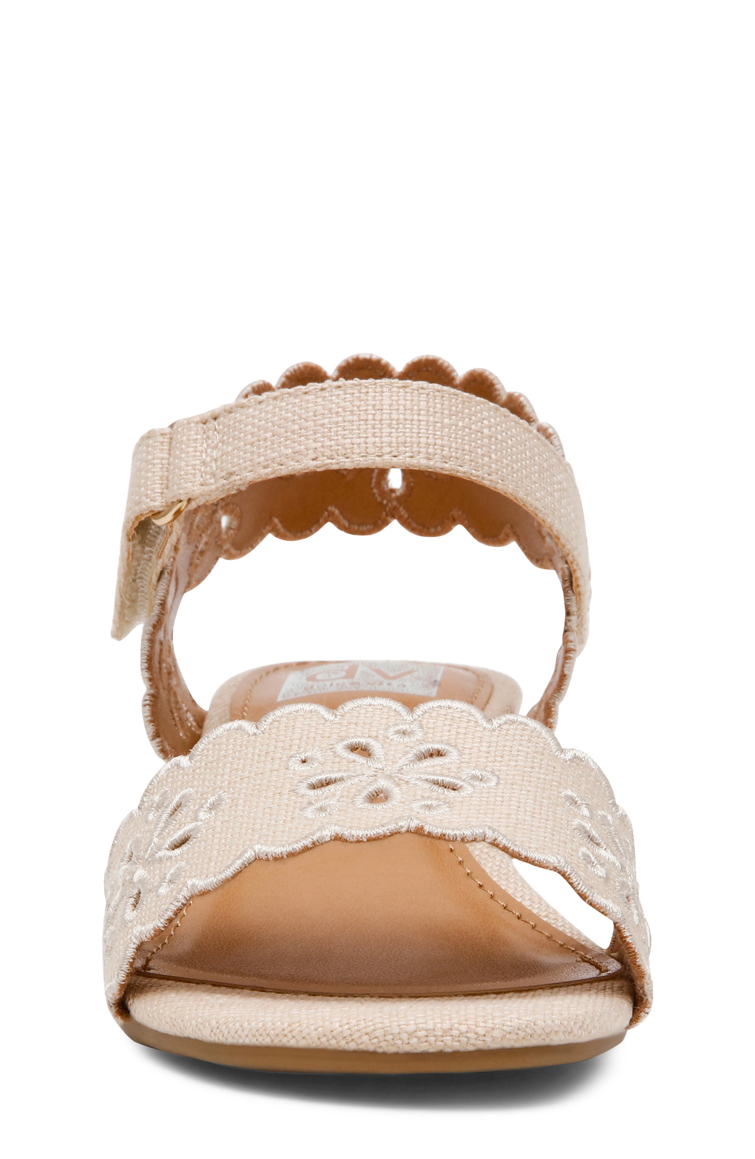 DV by Dolce Vita Kids' Gazzel Linen Sandal, Alternate, color, Natural