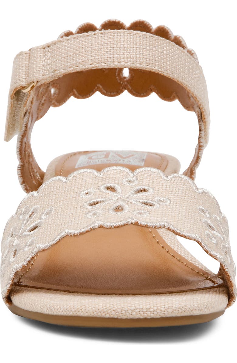DV by Dolce Vita Kids' Gazzel Linen Sandal, Alternate, color, Natural