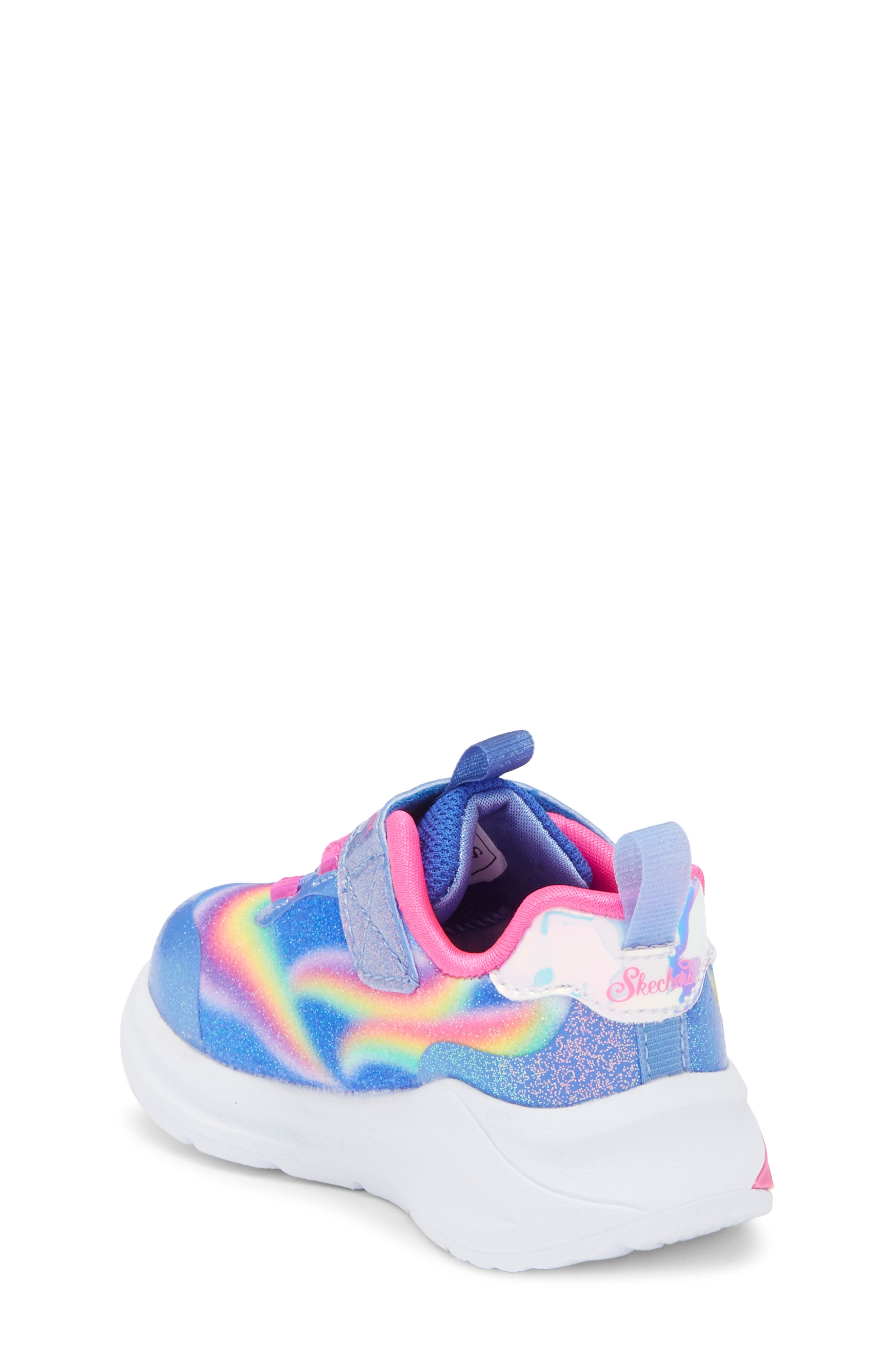 SKECHERS Kids
 Unicorn Chaser Sneaker, Alternate, color, Blue