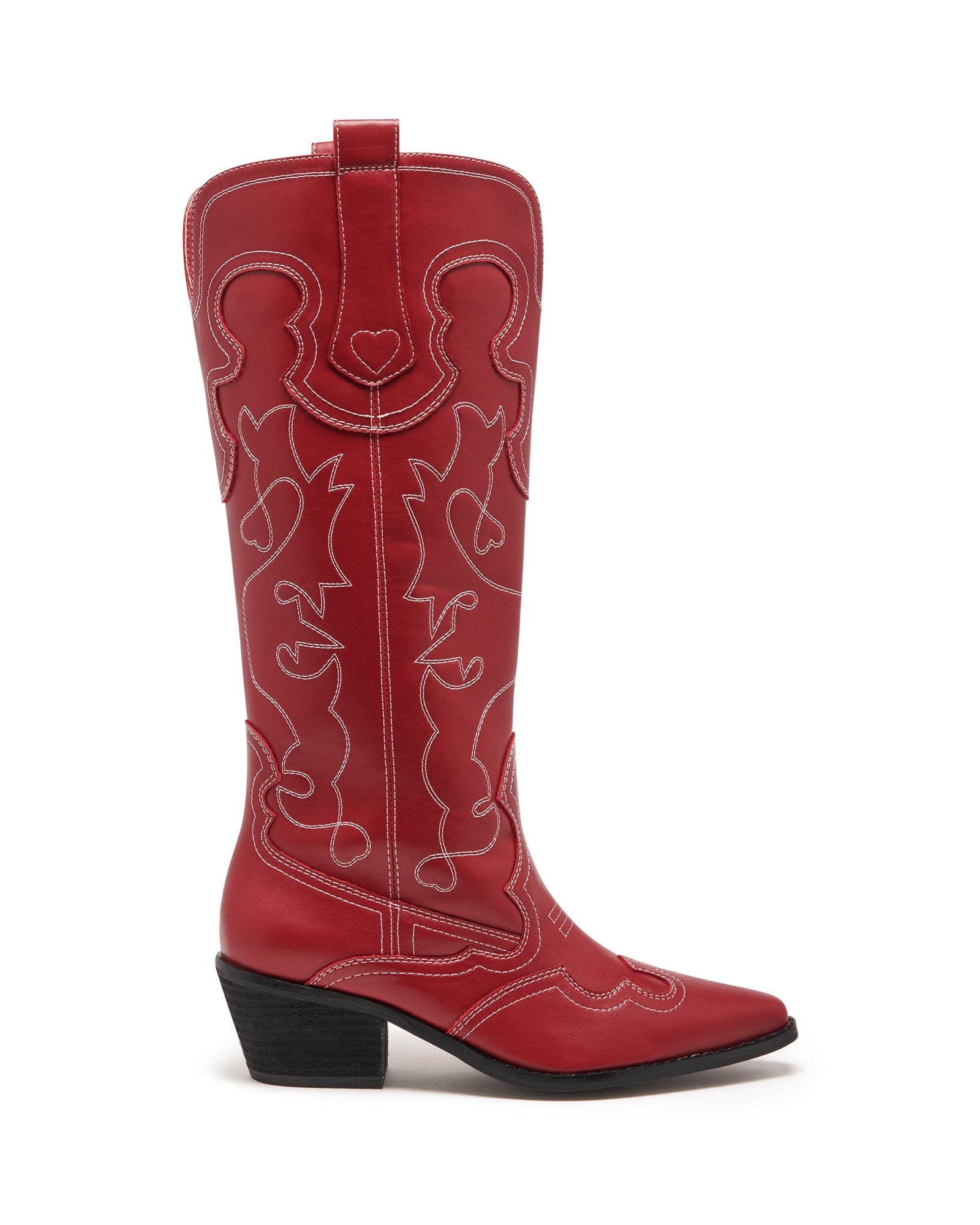 Malvin Western Boot, Alternate, color, CHERRY SMOOTH PU