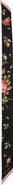 Dolce&Gabbana Rose Bouquet Silk Twill Skinny Scarf