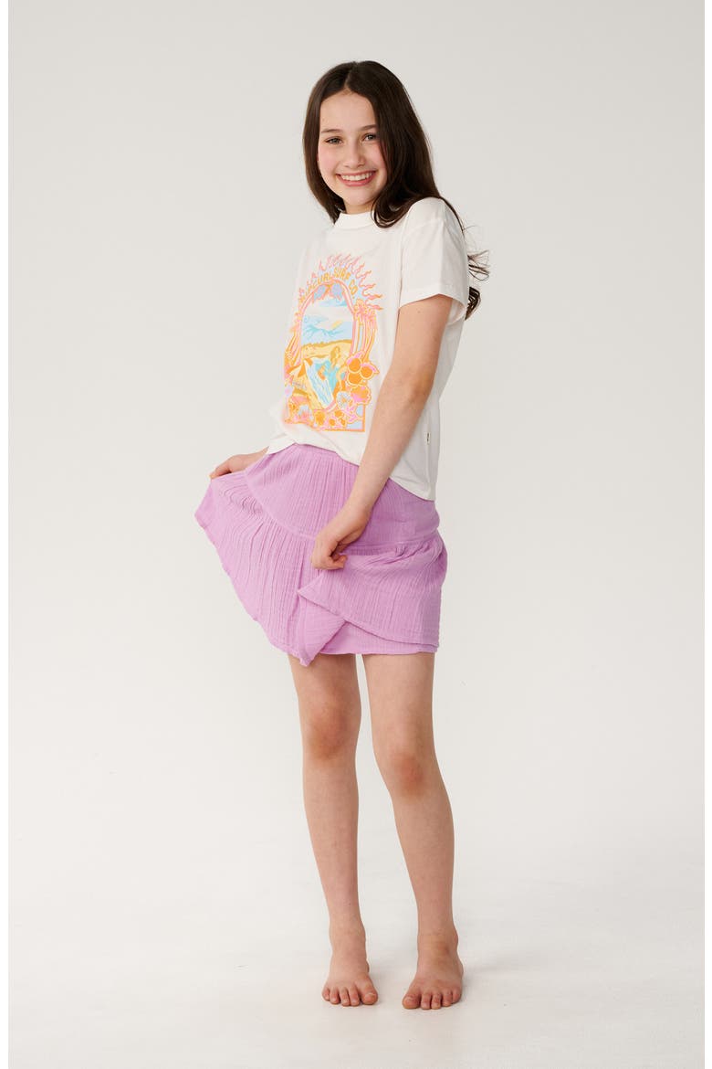 Kids' Costa del Sol Cotton Skort, Alternate, color, LILAC
