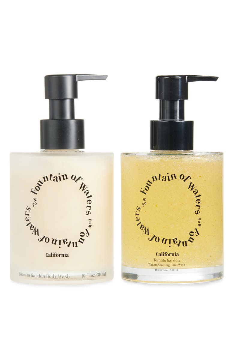 Fountain of Waters Tomato Garden Hand & Body Care 2-Piece Gift Set, Main, color,