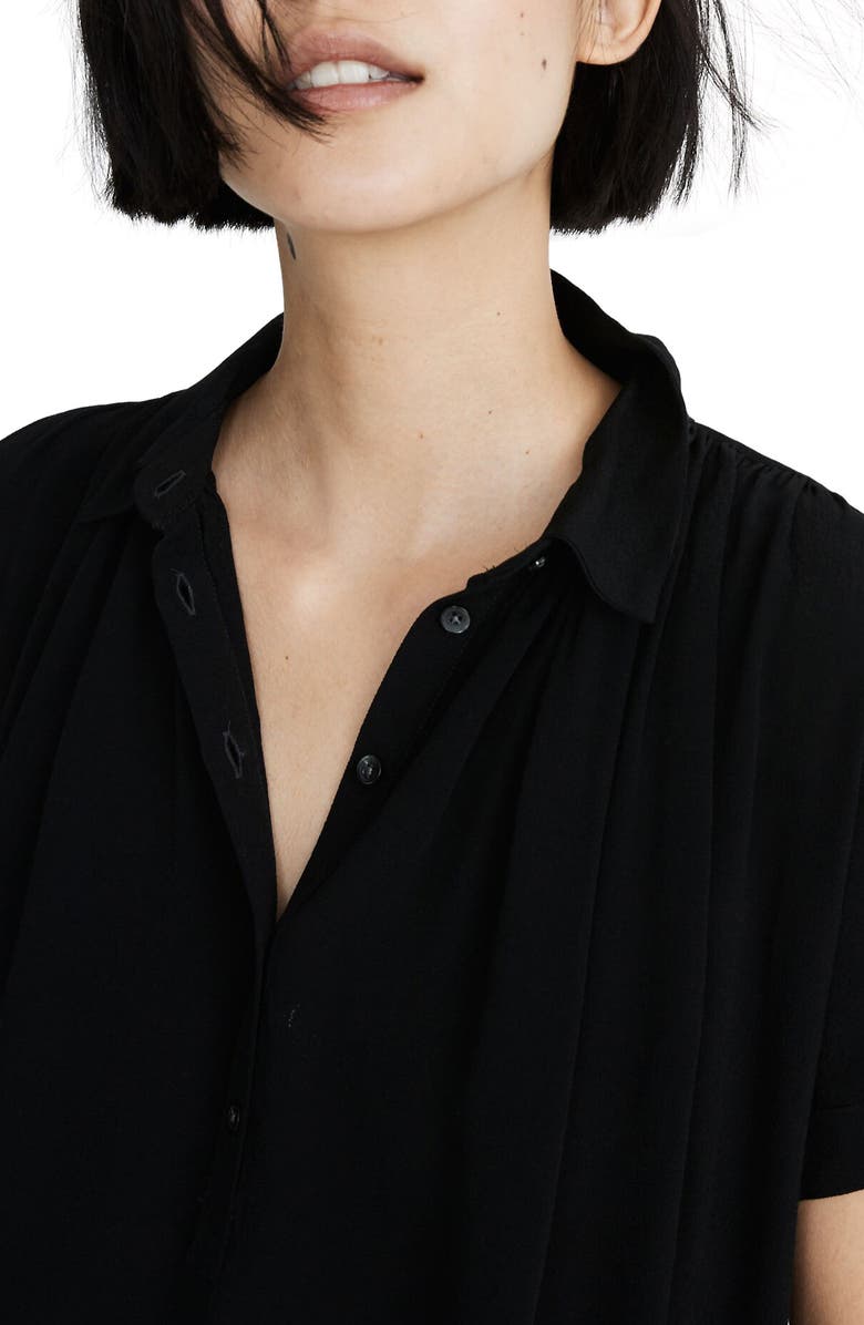 Madewell Central Drapey Popover Shirt, Alternate, color, 