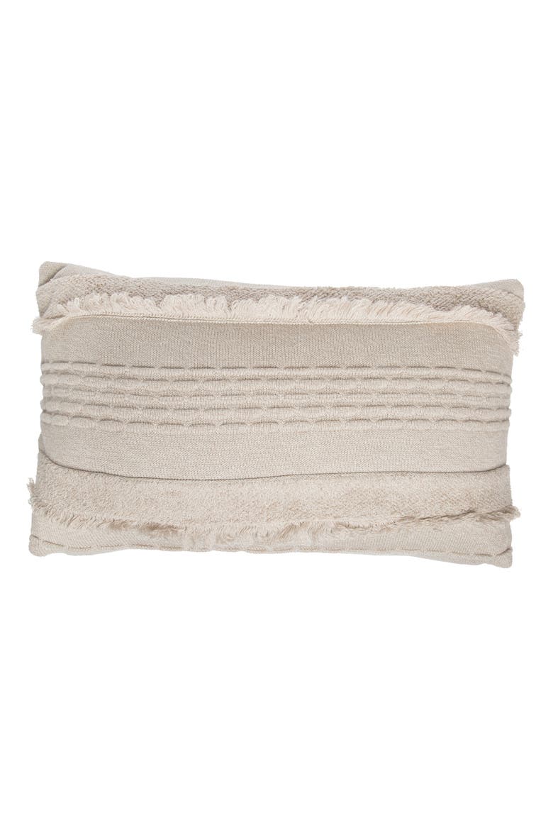 Air Dune Knit Accent Pillow, Main, color, NATURAL