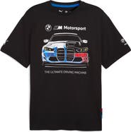 PUMA BMW Cotton Graphic T-Shirt