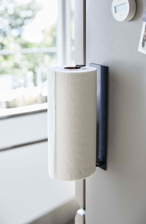 Yamazaki Magnetic Paper Towel Holder In Black