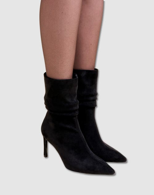 Mi/mai Zaha High Heel Ankle Boots In Black