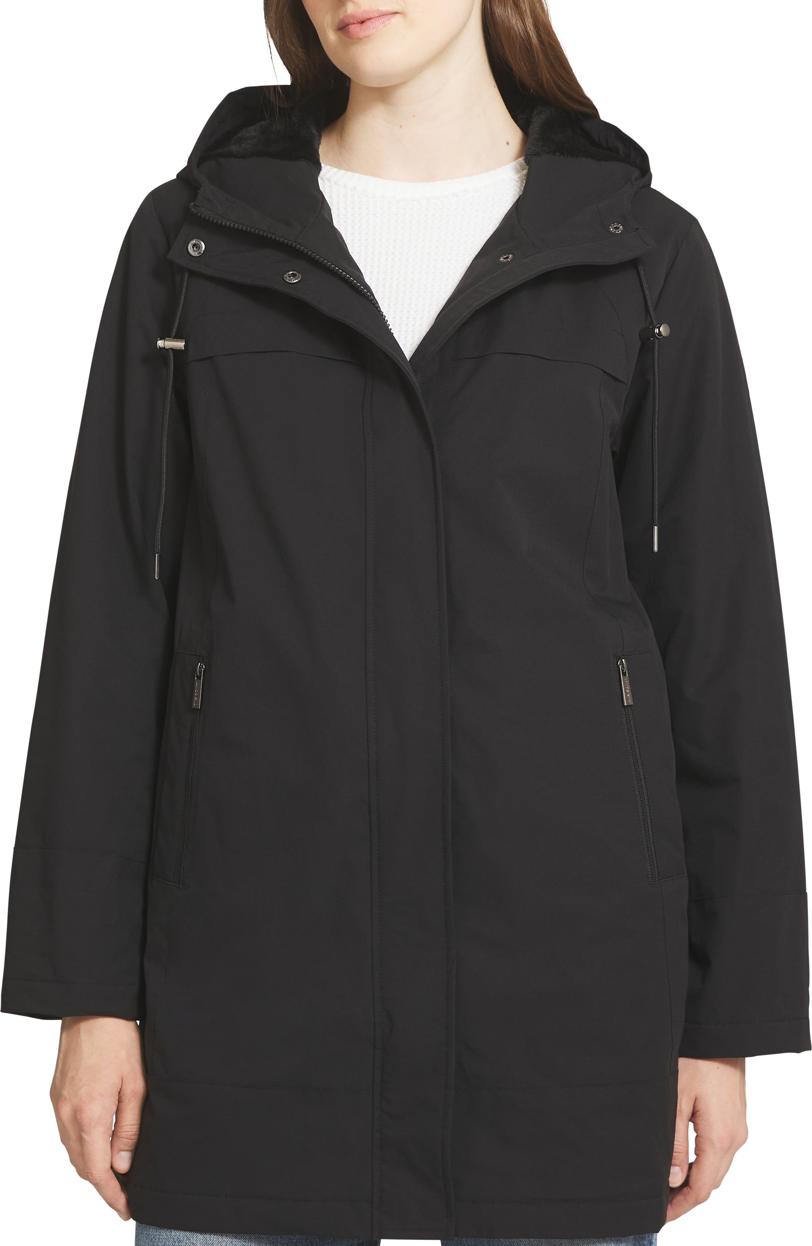 Rain Jacket with Micro Terry