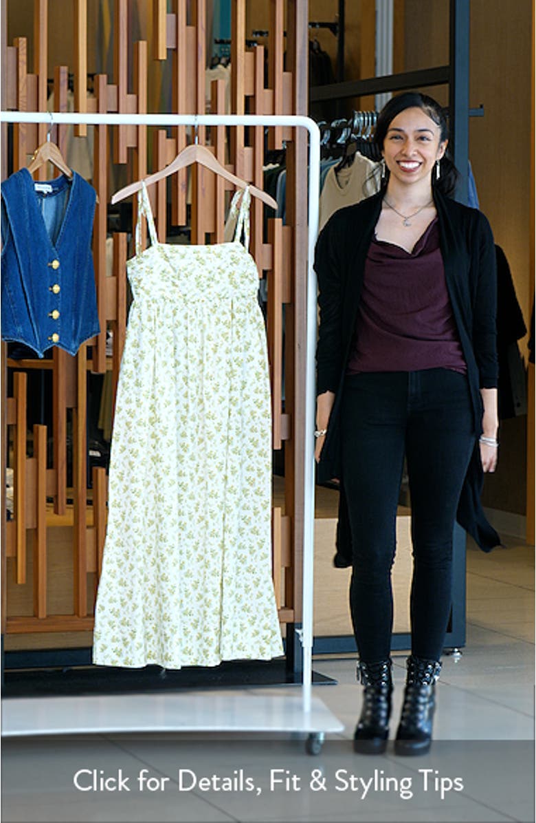 Ashtyn Pleated Bodice Maxi Sundress, sales video thumbnail