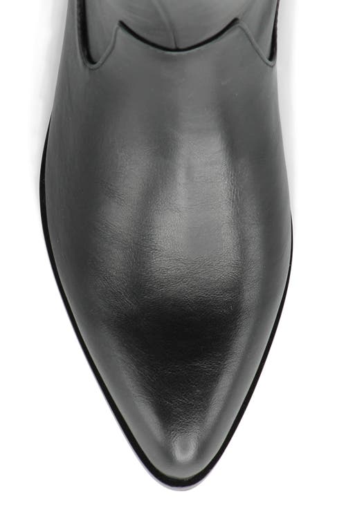 Charles By Charles David Jaba Pointed Toe Knee High Boot In Black