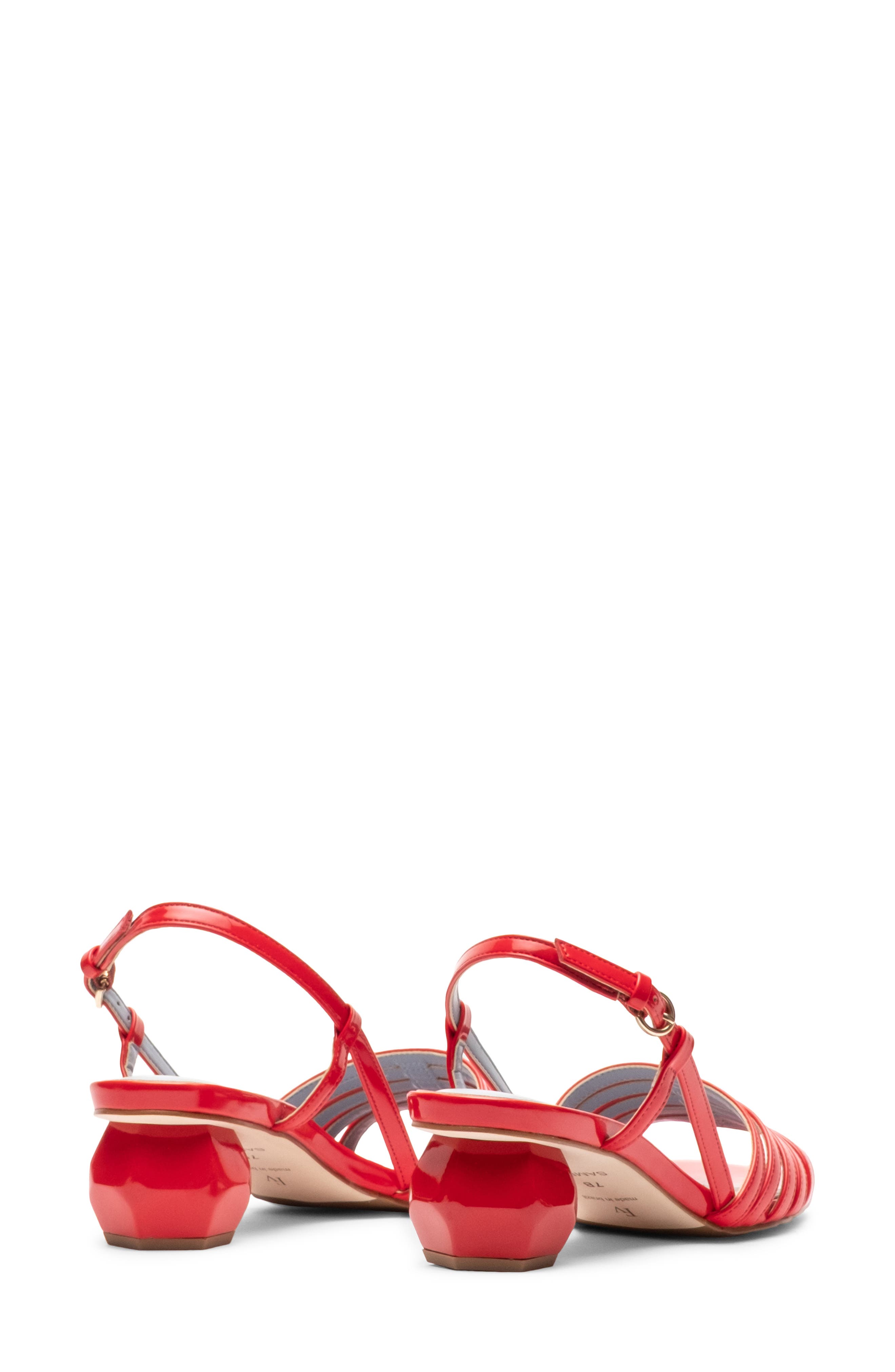 Ally Slingback Sandal, Alternate, color, RED