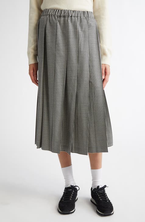 Plaid wool skirt nordstrom best sale