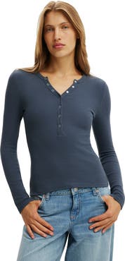 Cotton On Women's Blake Henley Long Sleeve