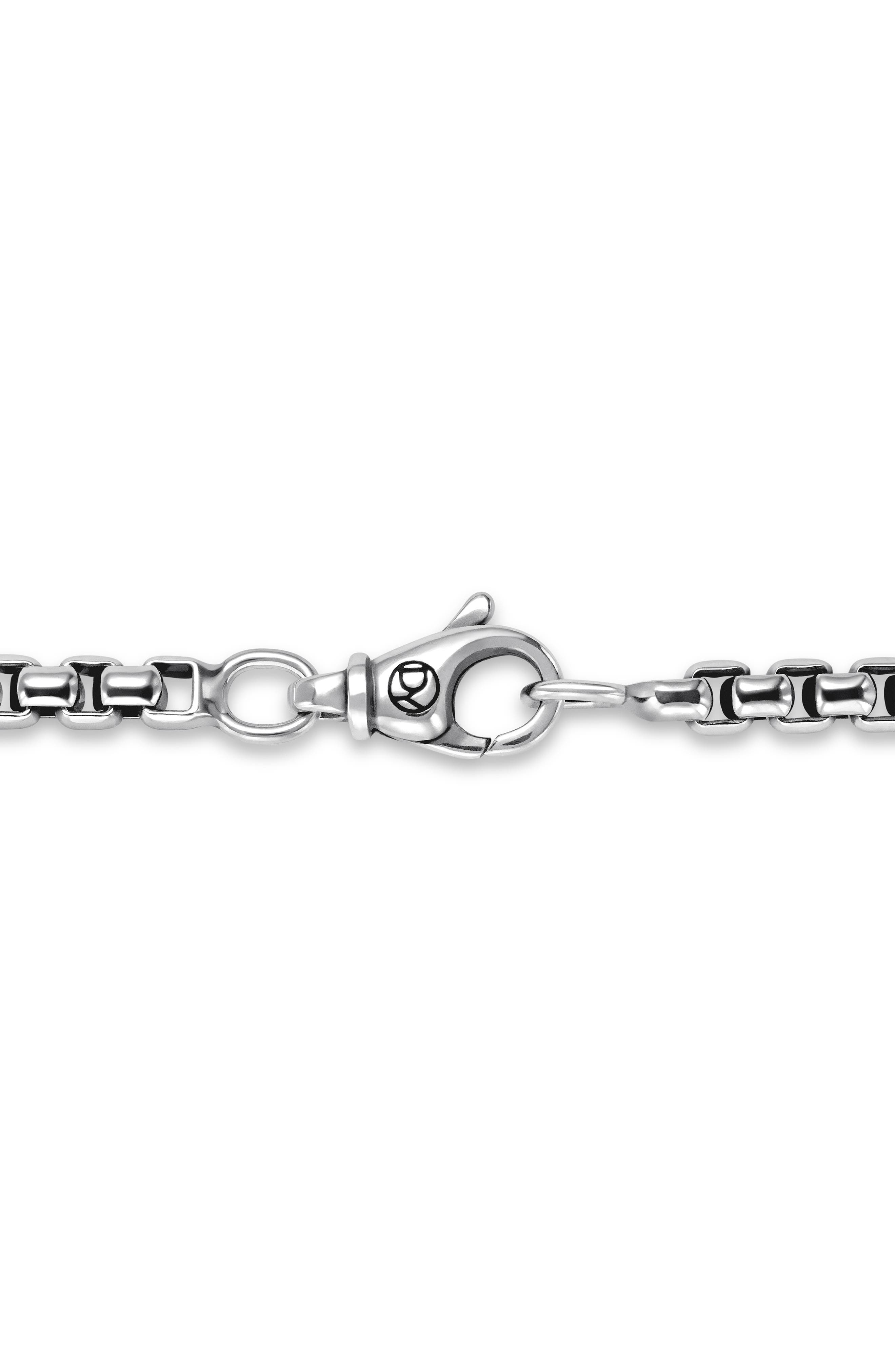 David Yurman Men's Box Chain Necklace in Silver, 3.6mm (Men) | Nordstrom