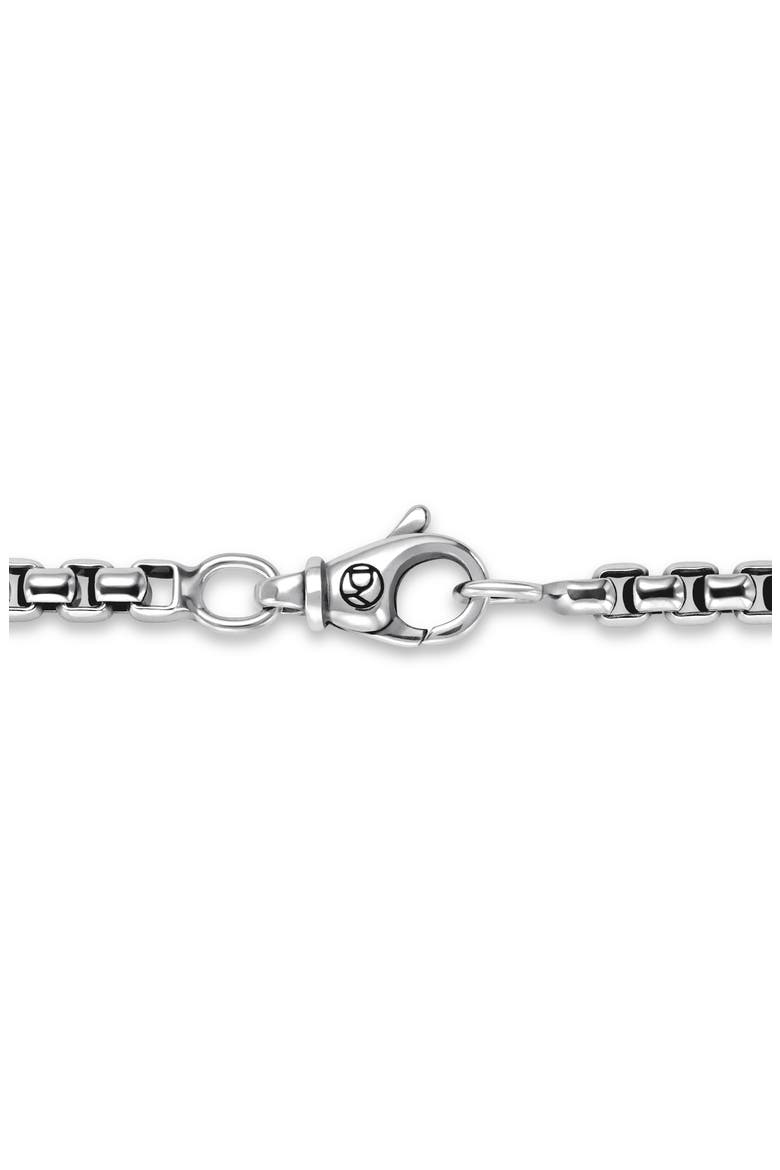 Men's Box Chain Necklace in Silver, 3.6mm, Alternate, color, SILVER