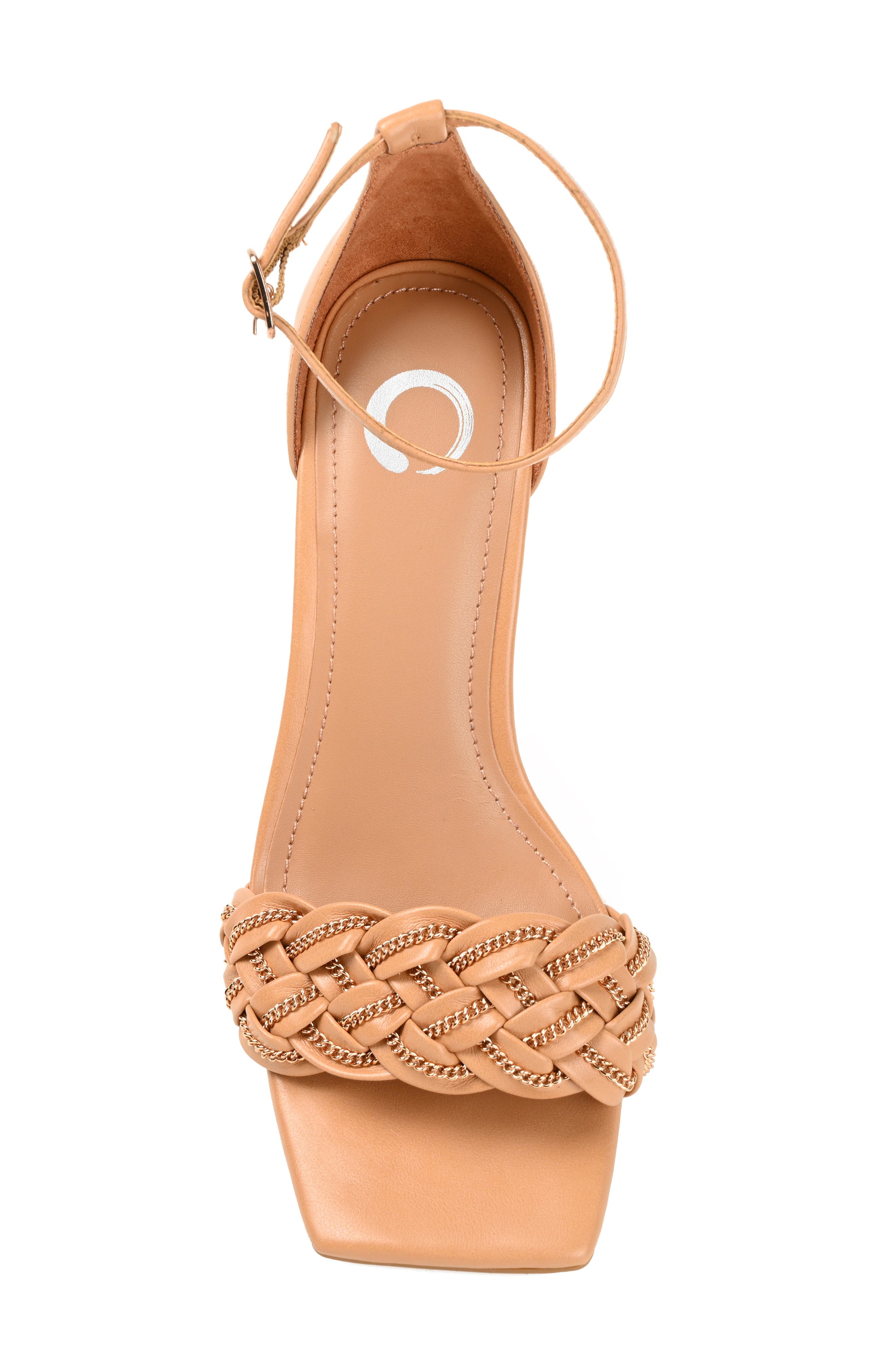 Journee Collection Mabella Heeled Sandal, Alternate, color, Mocha