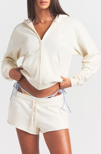 SKIMS French Terry Zip Up Hoodie | Nordstrom