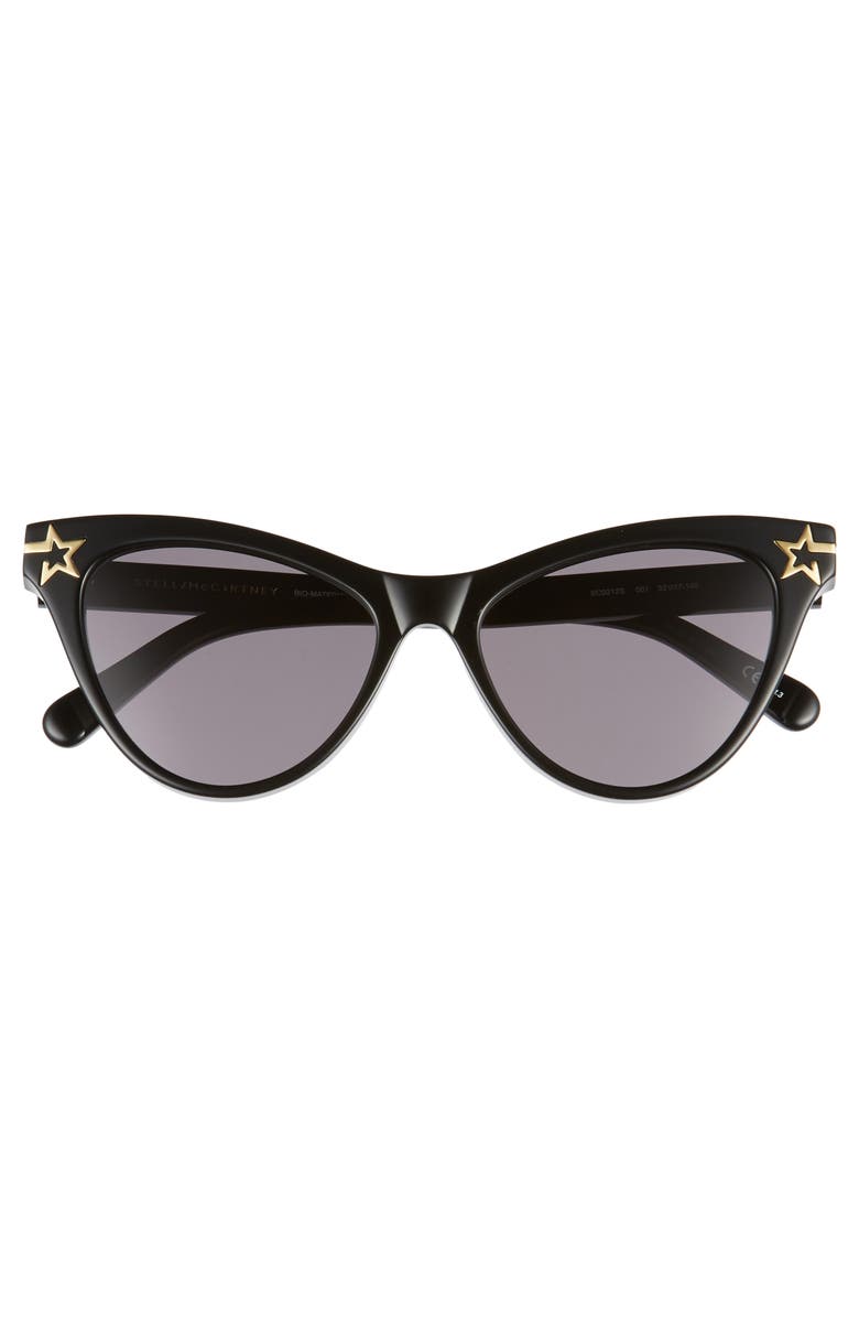 Stella McCartney 52mm Cat Eye Sunglasses, Alternate, color, 