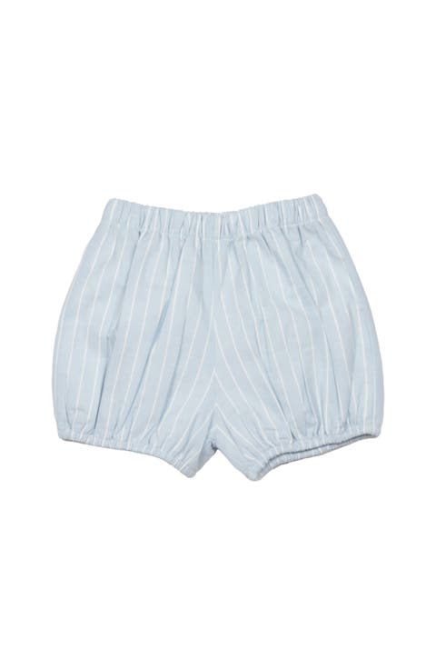 Striped Linen Diaper Cover