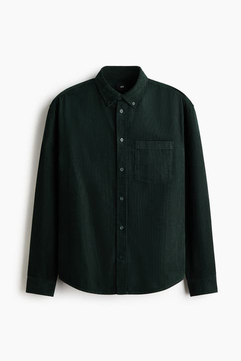 Regular Fit Corduroy Shirt
