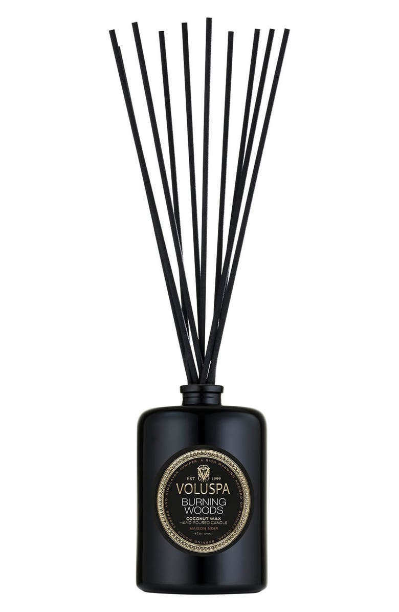 Voluspa Burning Woods Reed Diffuser, Alternate, color, 