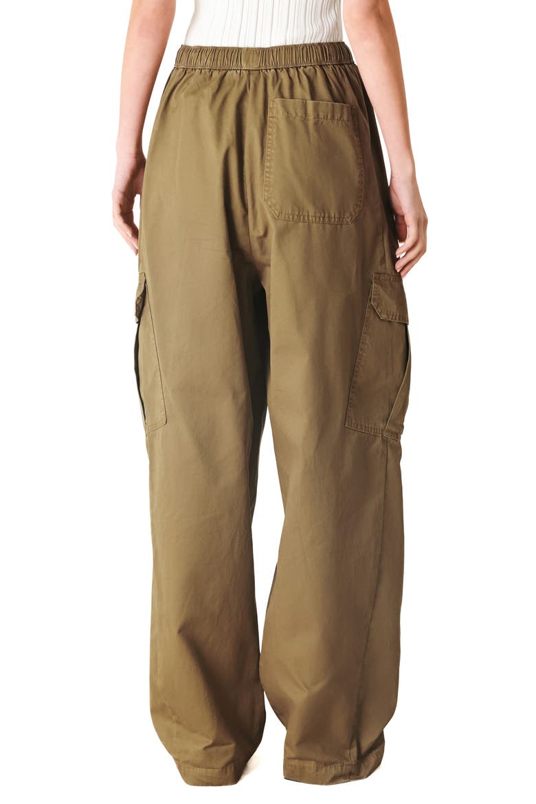 Cotton Cargo Pants, Alternate, color, OLIVE BROWN