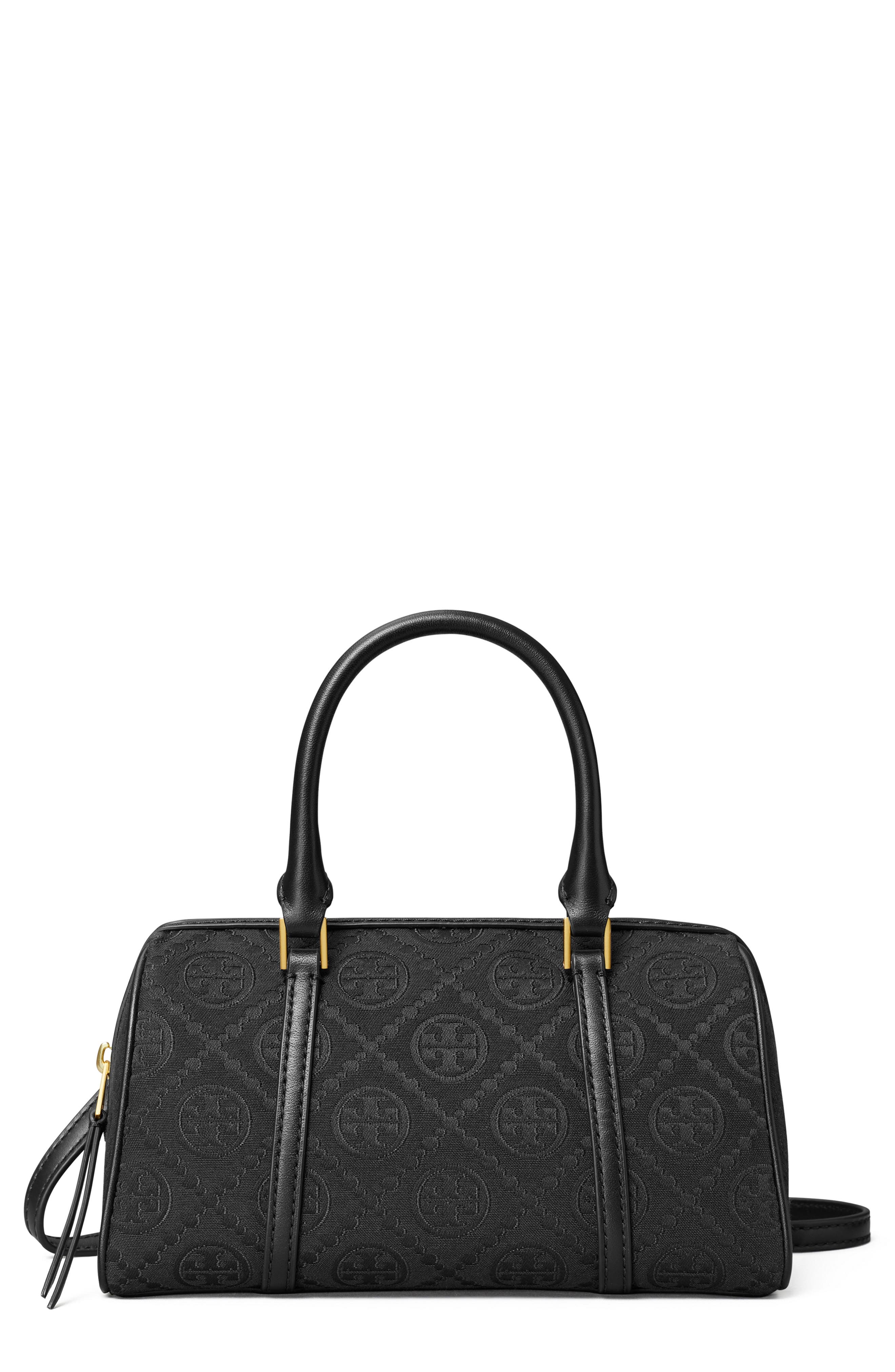Tory Burch Mini T Monogram Barrel Bag, Main, color, 