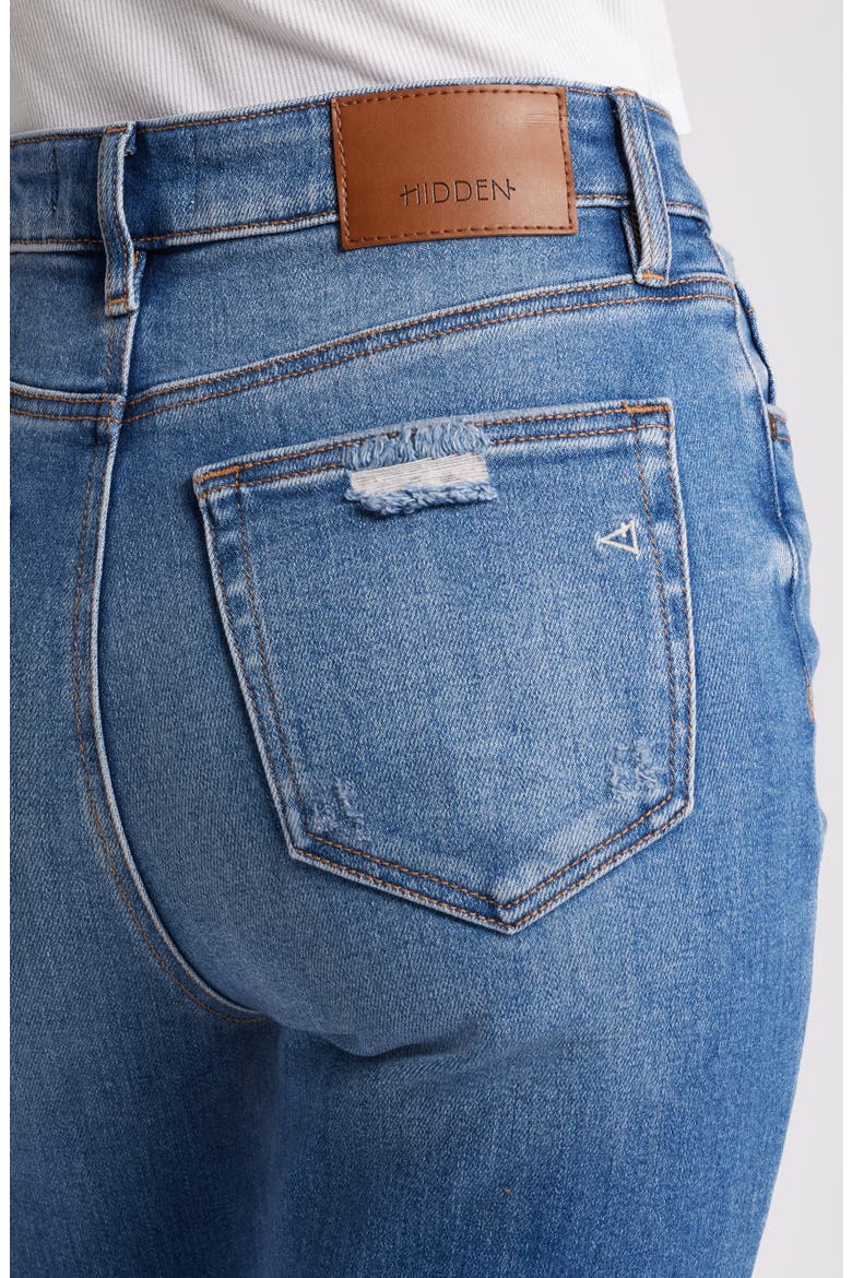 High Waist Flare Jeans, Alternate, color, MEDIUM WASH