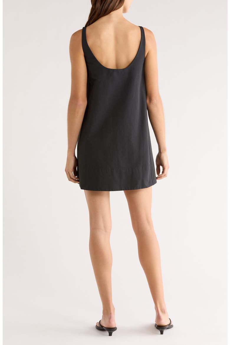 Glaze Shift Dress, Alternate, color, BLACK