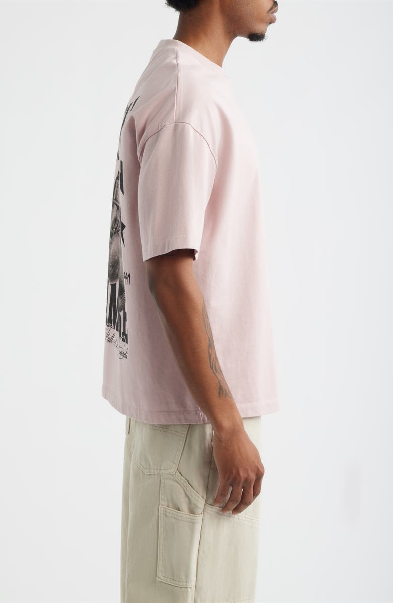 CRIMINAL DAMAGE Boxing Gym Graphic T-Shirt, Alternate, color, Lilac