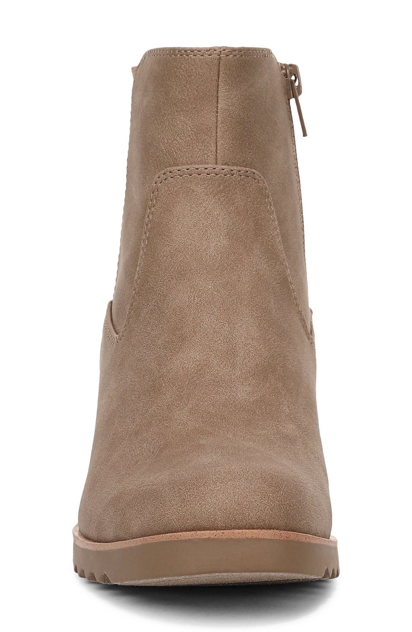 Zionne Wedge Ankle Bootie, Alternate, color, MUSHROOM TAN