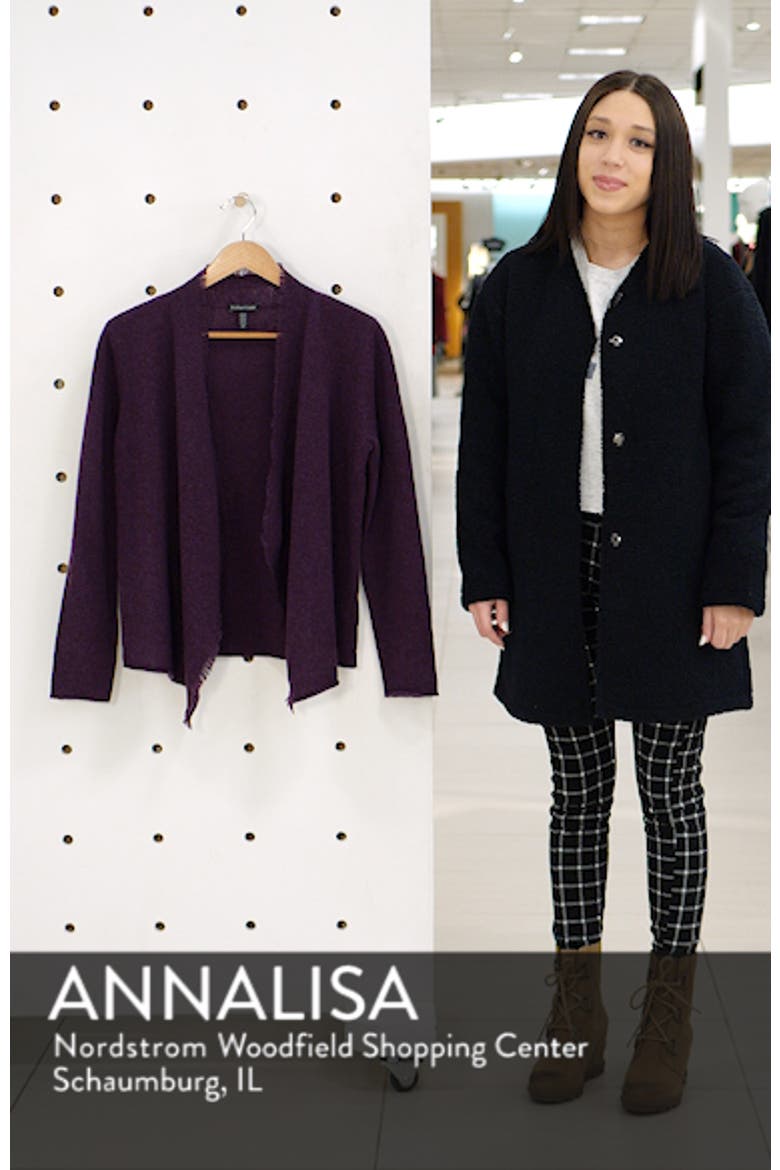 Felted Merino Lambswool Cardigan video